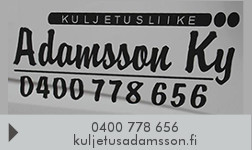 Kuljetusliike Adamsson Ky logo